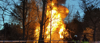 En död i villabrand i Ronneby
