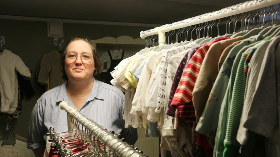 Jessica Yngve har laddat upp med kläder inför butikspremiären om ett par veckor.