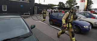 Brand på byggvaruhus i Tornby