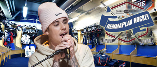 Bieber i LHC:s omklädningsrum