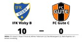 Målfest när IFK Visby B krossade FC Gute C