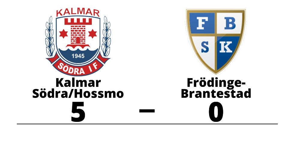 Kalmar Södra IF/Hossmo vann mot Frödinge-Brantestad SK (9-m)