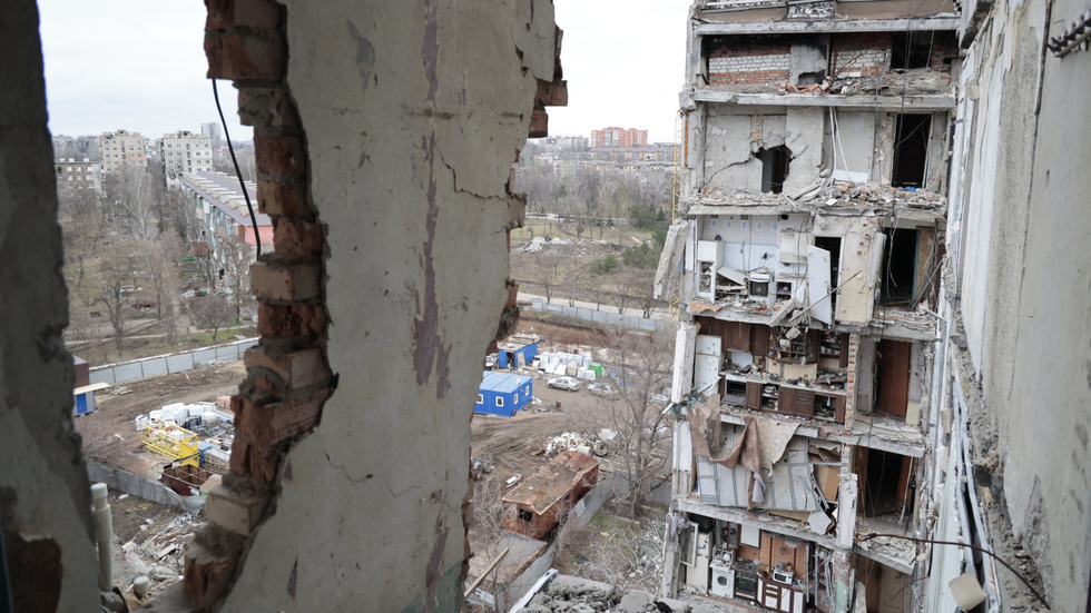Ukrainska staden Mariupol bombades intensivt tidigare under kriget och är numera ockuperad av Ryssland.