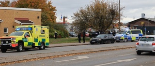 Pojke på cykel påkörd av bil i Uppsala