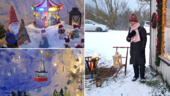 Mari fixade Gotlands minsta julskyltning: ”Varit så tomt där”