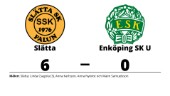 Tung förlust för Enköping SK U borta mot Slätta