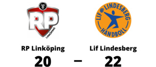 RP Linköping föll med 20-22 mot Lif Lindesberg