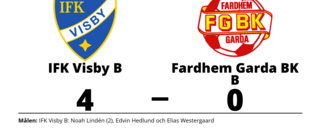 Tungt för Fardhem Garda BK B - IFK Visby B bröt fina vinstsviten