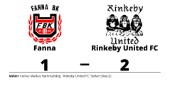 Markus Hammartångs mål räckte inte för Fanna mot Rinkeby United FC
