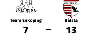 Förlust för Team Enköping mot Bålsta med 7-13