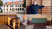Joakim har renoverat den nedlagda skolan i gammal anda