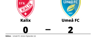 Kalix förlorade mot Umeå FC