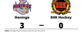 Haninge för tuffa för SHK Hockey - förlust med 0-3