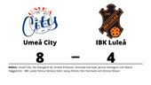 Umeå City för tuffa för IBK Luleå - förlust med 4-8