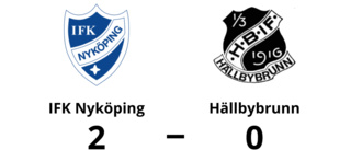 Alvins dubbel bakom IFK Nyköpings seger mot Hällbybrunn