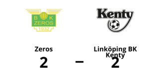 Tungt för Zeros när Linköping BK Kenty bröt fina vinstsviten