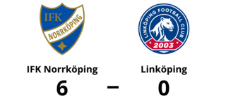 Linköping föll stort i toppmötet mot IFK Norrköping