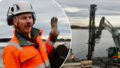 Kajbygget pågår: Världsunika pålar i Port of Skellefteå