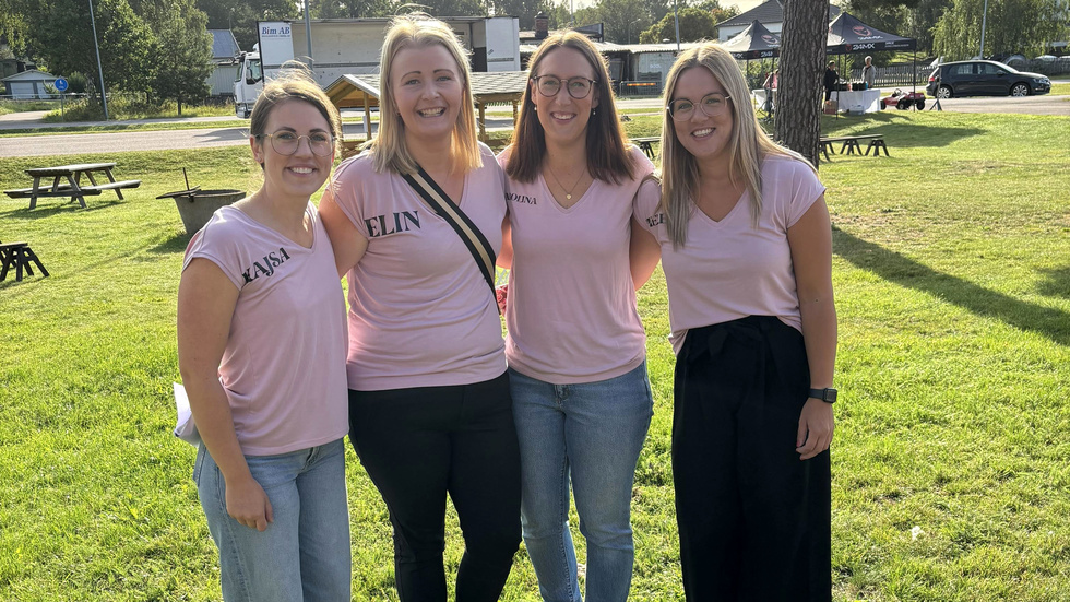 Kajsa Lagergren, Elin Nilsson, Karolina Skog och Helena Gustafsson arrangerade Mörlundadagen.