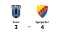 Sirius föll med 3-4 mot Djurgården