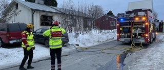 Brand i villa i Boden kunde snabbt släckas