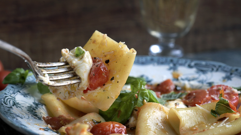 Ät växtbaserat i sommar tycker insändarskribenten. Här italiensk burrata. Arkivfoto