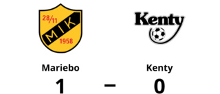 Kenty föll med 0-1 mot Mariebo