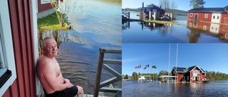 Byn håller andan inför vårfloden: "Det kom otroligt fort ifjol"
