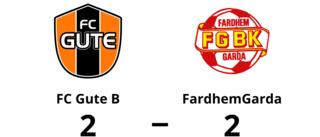 FardhemGarda tog en poäng mot FC Gute B