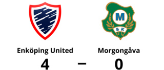 Enköping United avgjorde mot Morgongåva efter paus