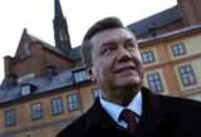 Janukovitj i Uppsala för studier i lokalt självstyre