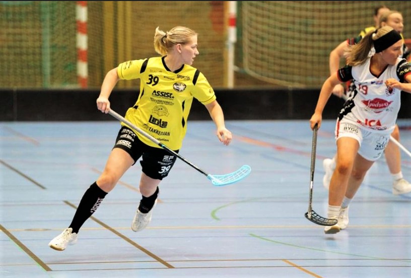 Hanna Bergstrand gjorde mål.