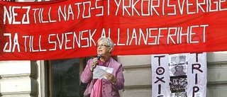 Ny Natoprotest i Uppsala