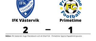 IFK Västervik vinnare mot Primetime i Kval Div 4 Småland grupp 2 herr
