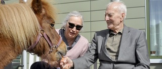 Ponnyn Alphons kom på besök och spred vardagsglädje: "Djuren väcker minnen och känslor till liv"