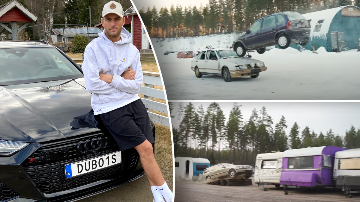 Marcus, 27, var nära att dö i en exploderande husvagn – klippet har visats 288 852 gånger