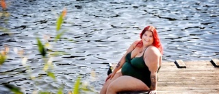 Josefine, 27, är vän med sin tjocka kropp