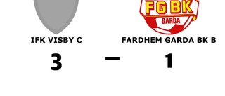Seger för IFK Visby C på hemmaplan mot Fardhem Garda BK B
