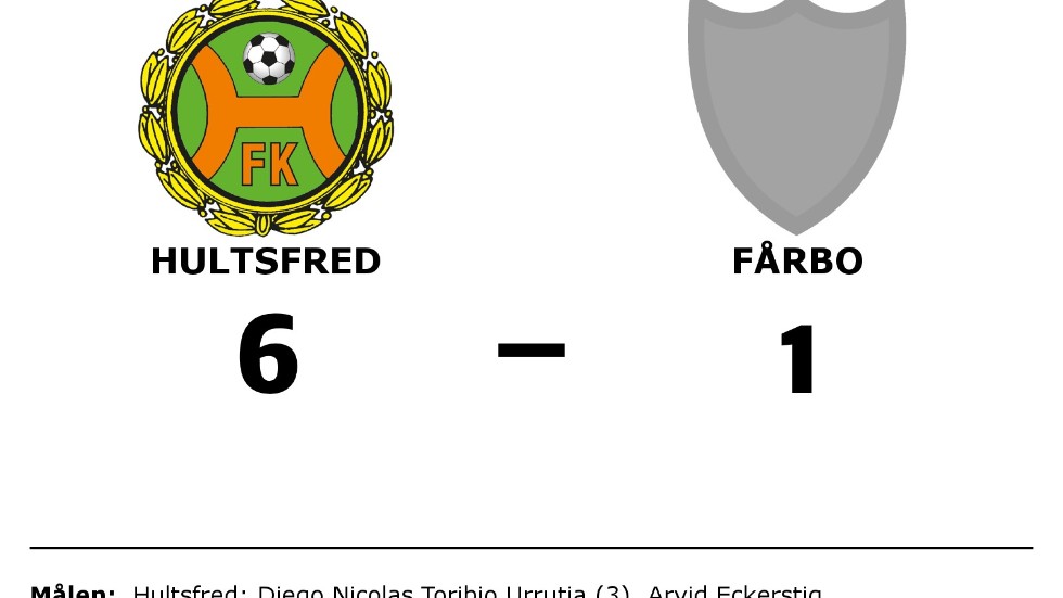 Hultsfreds FK vann mot Fårbo FF
