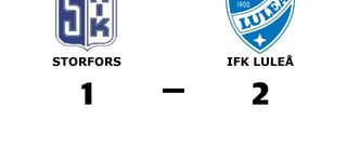 Seger för IFK Luleå mot Storfors