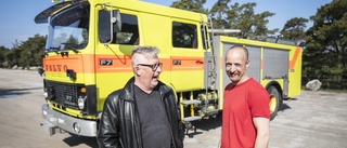 Gotlänningen Kjell skänker brandbil till Ukraina • ”Gör det för en god sak”