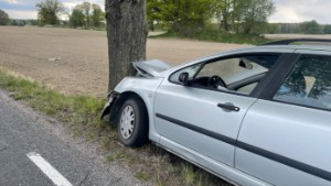 Bil körde av vägen och krockade med träd – man i 70-årsåldern död