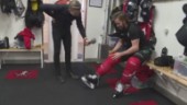 TV: Stjärnan klär sig för match