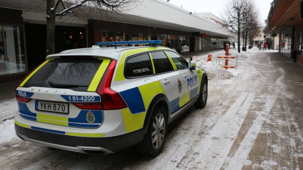 Polisen grep på måndagen en man efter ett rånförök i centrala Hultsfred.