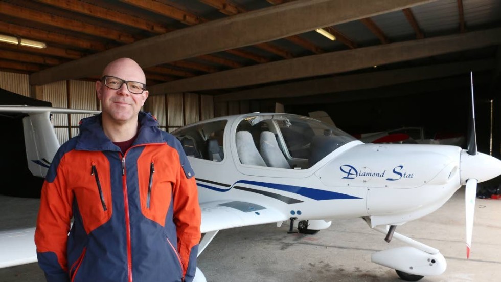 Patrik Axelsson hoppas kunna intressera fler för att bli spanare. "Ett tillfälle för den som gillar små flygplan och stora utsikter" säger han.