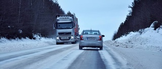 Polisen varnar för hala vägar