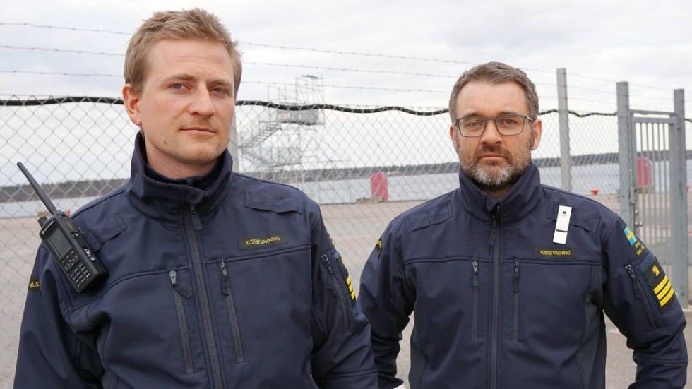 Erik Hedin och Henrik Smitterberg vid Kustbevakningen i Västervik deltog i arbetet kring Makassar Highway.