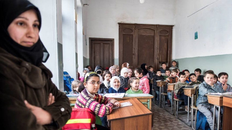 Fortfarande finns gott om barn i skolorna i Syrien, men enligt debattören är många unga kvinnor rädda att de inte ska kunna bilda familj i takt med att landet avfolkas på män.
