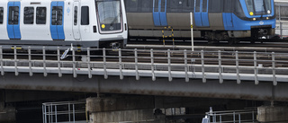 Störningar i Stockholms tunnelbana efter stopp