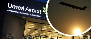 Mordhot på Umeå Airport – stoppades av pilot